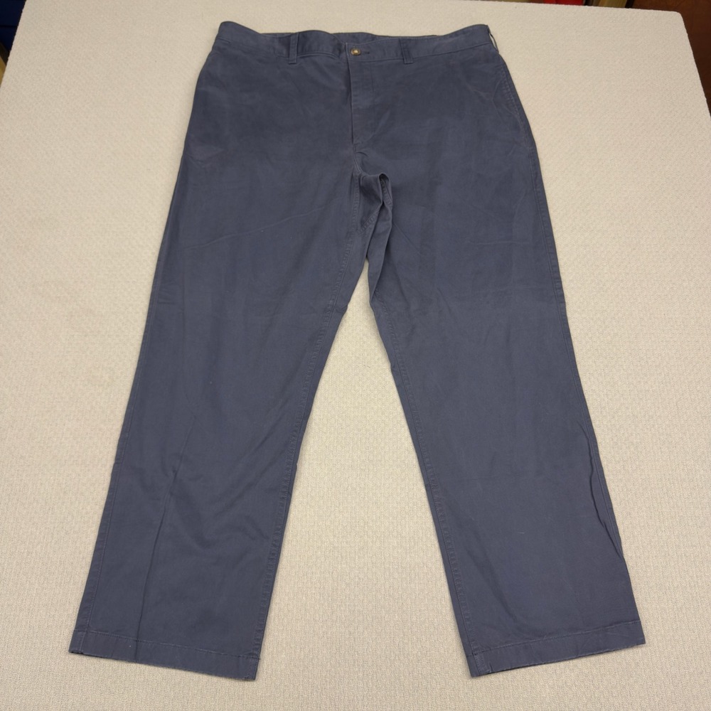 Duluth Trading Pants‎ Mens 40x30 Navy Blue Canvas Chino Workwear Casual Dad